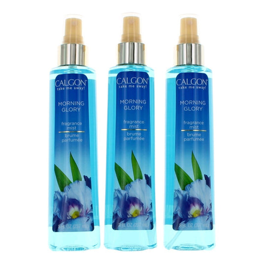 Calgon Morning Glory by Calgon, 3 Pack 8 oz Fragrance Mist for Women