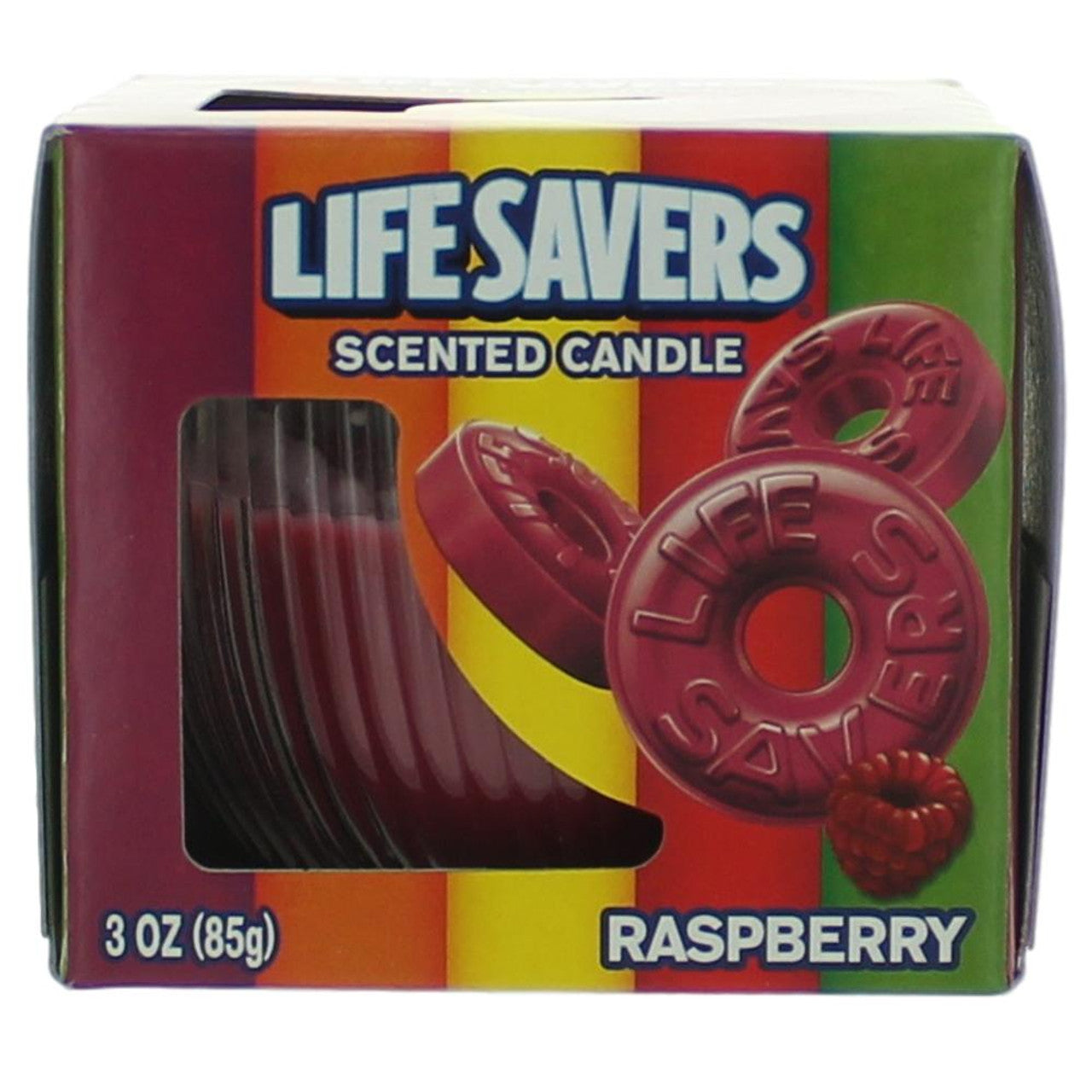 Life Savers Scented Candle 3 oz Jar - Raspberry