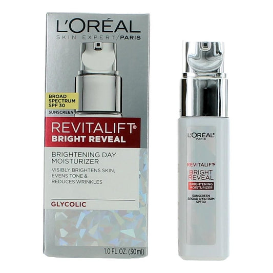 L'Oreal Revitalift Bright Reveal, 1oz Brightening Day Moisturizer SPF 30